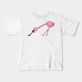 Flamingo Worm Kids T-Shirt